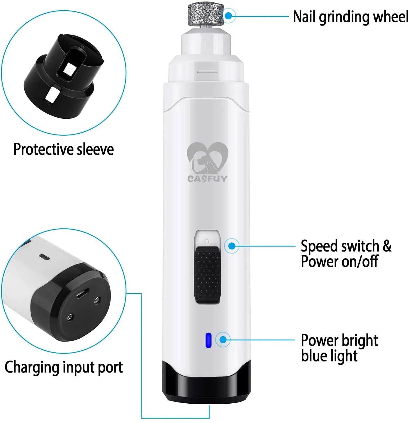 Casfuy Dog Nail Grinder My Store