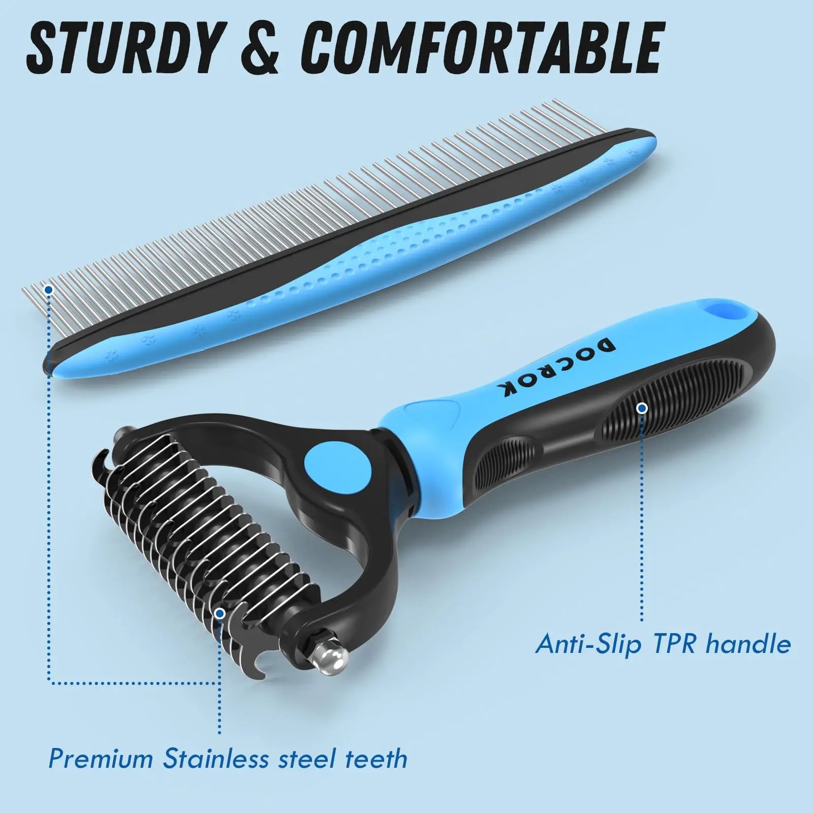 Docrok Pet Grooming Combo Hair Removal My Store