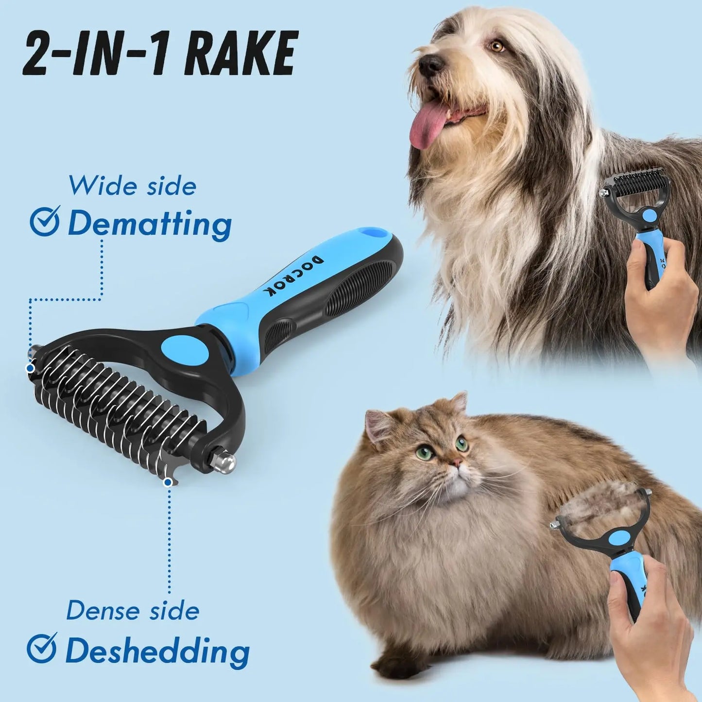 Docrok Pet Grooming Combo Hair Removal My Store