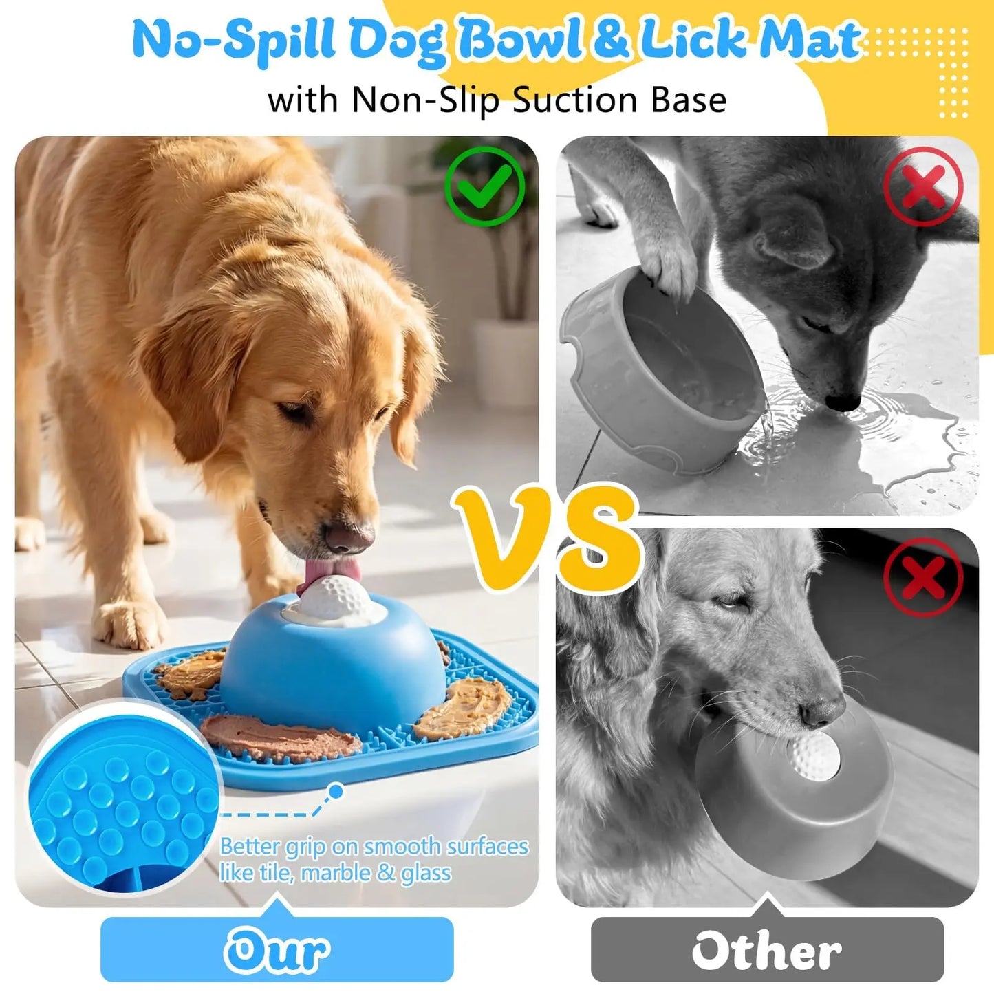 silicone dog licking bowl My Store